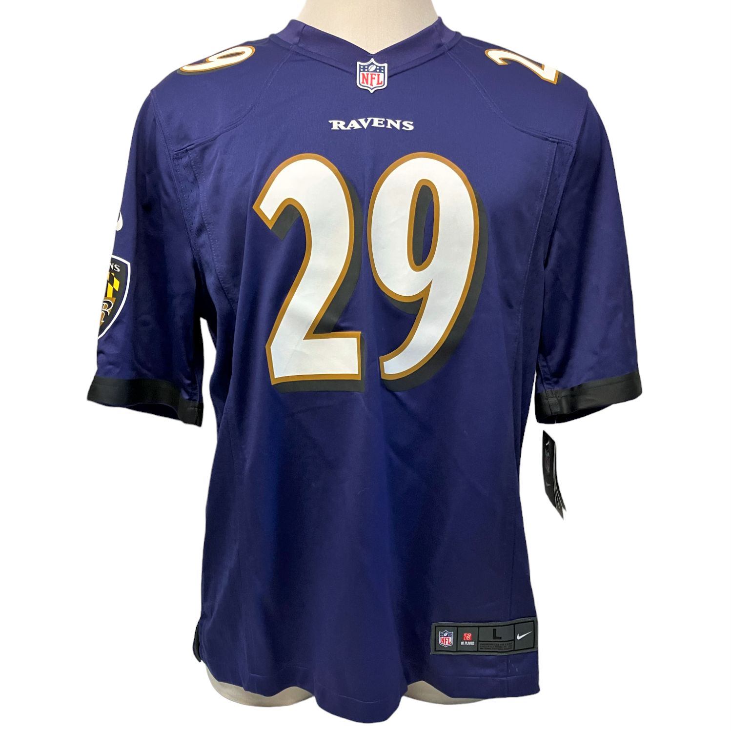 NWT Baltimore Ravens Justin Forsett 29 Autographed Nike Jersey Size L Mercer Island Thrift Shop